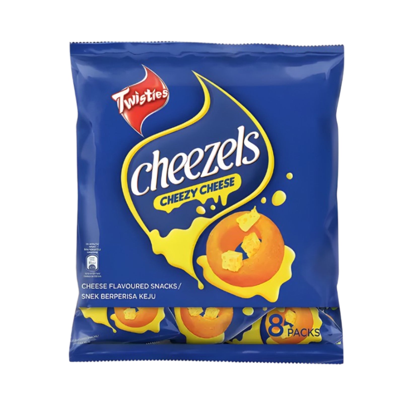 Cheezels Original Cheese Flavoured Snacks 13g x 8