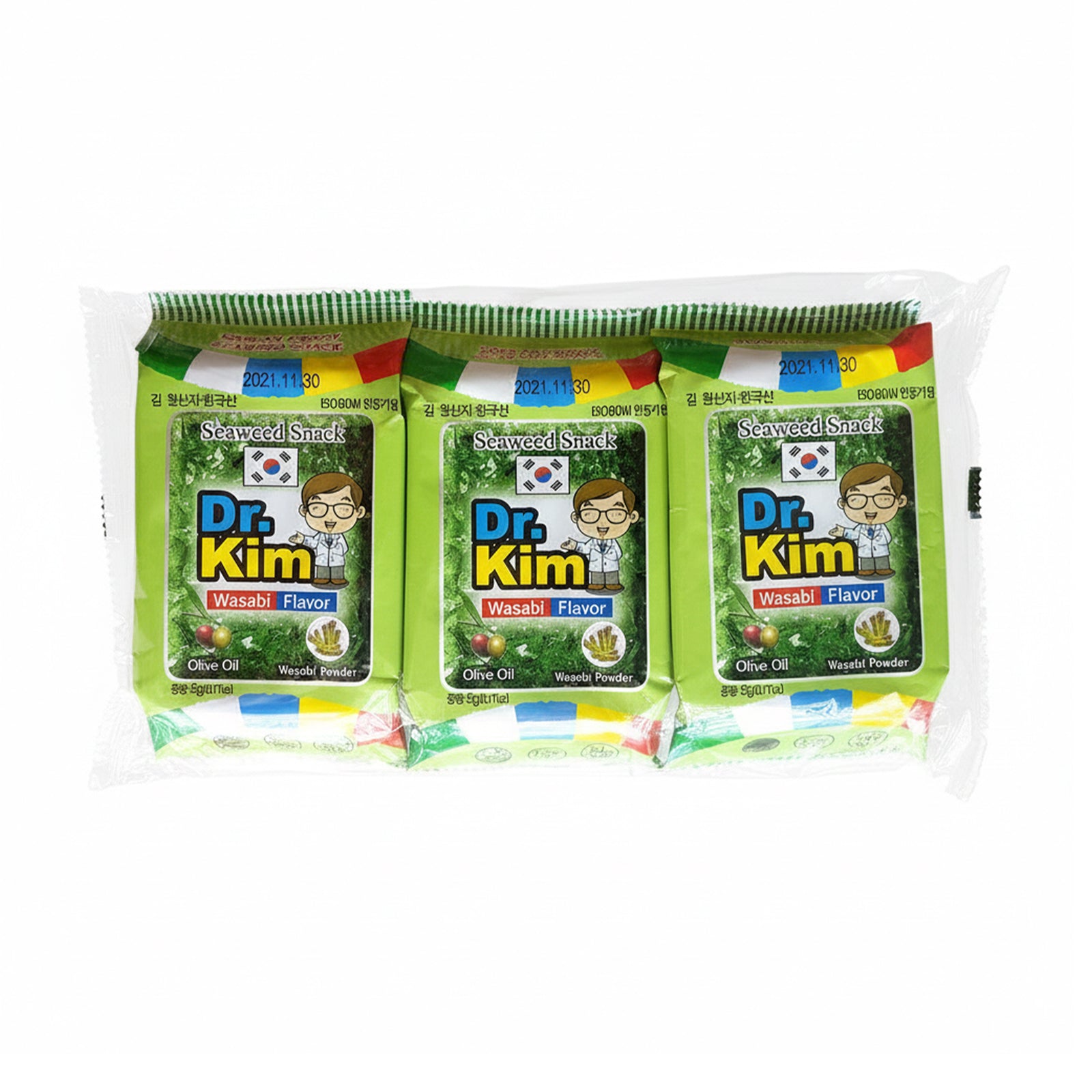 Dr Kim Seaweed Wasabi Flavor 5g x 3
