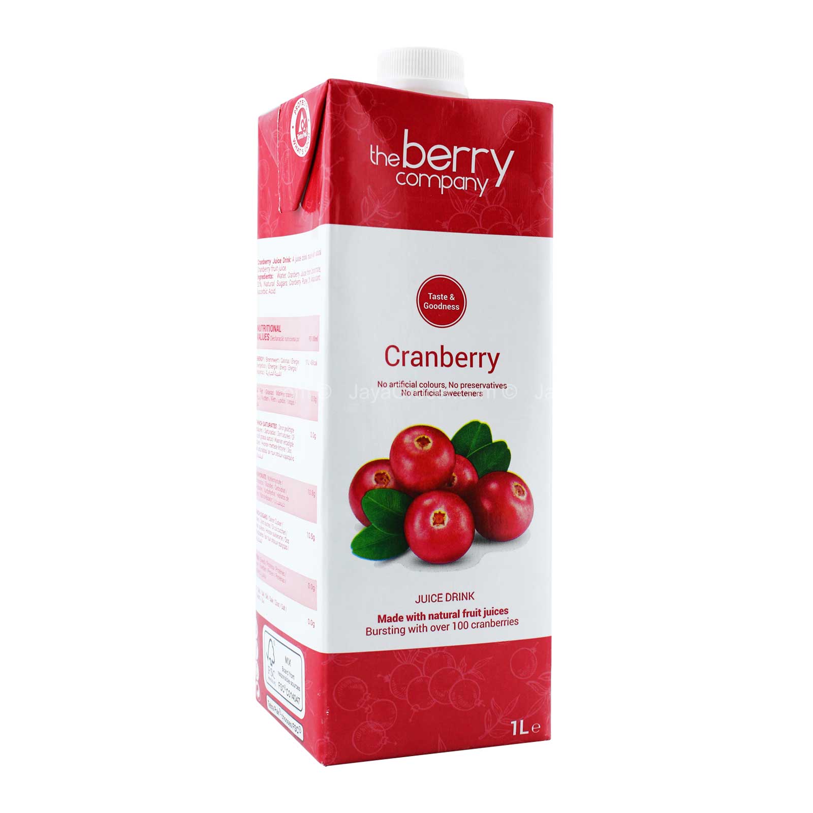 Berry Company Cranberry Juice 1L