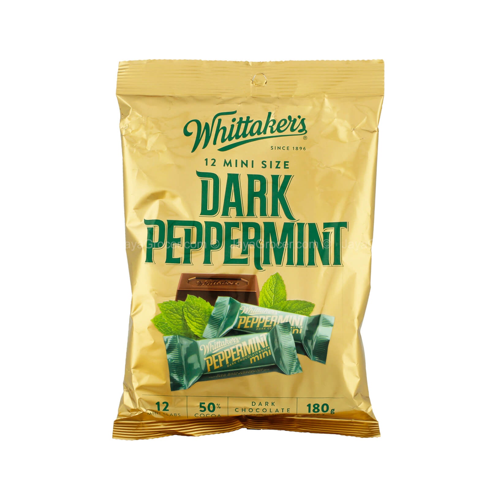 Whittaker’s 12 Mini Dark Peppermint 180g
