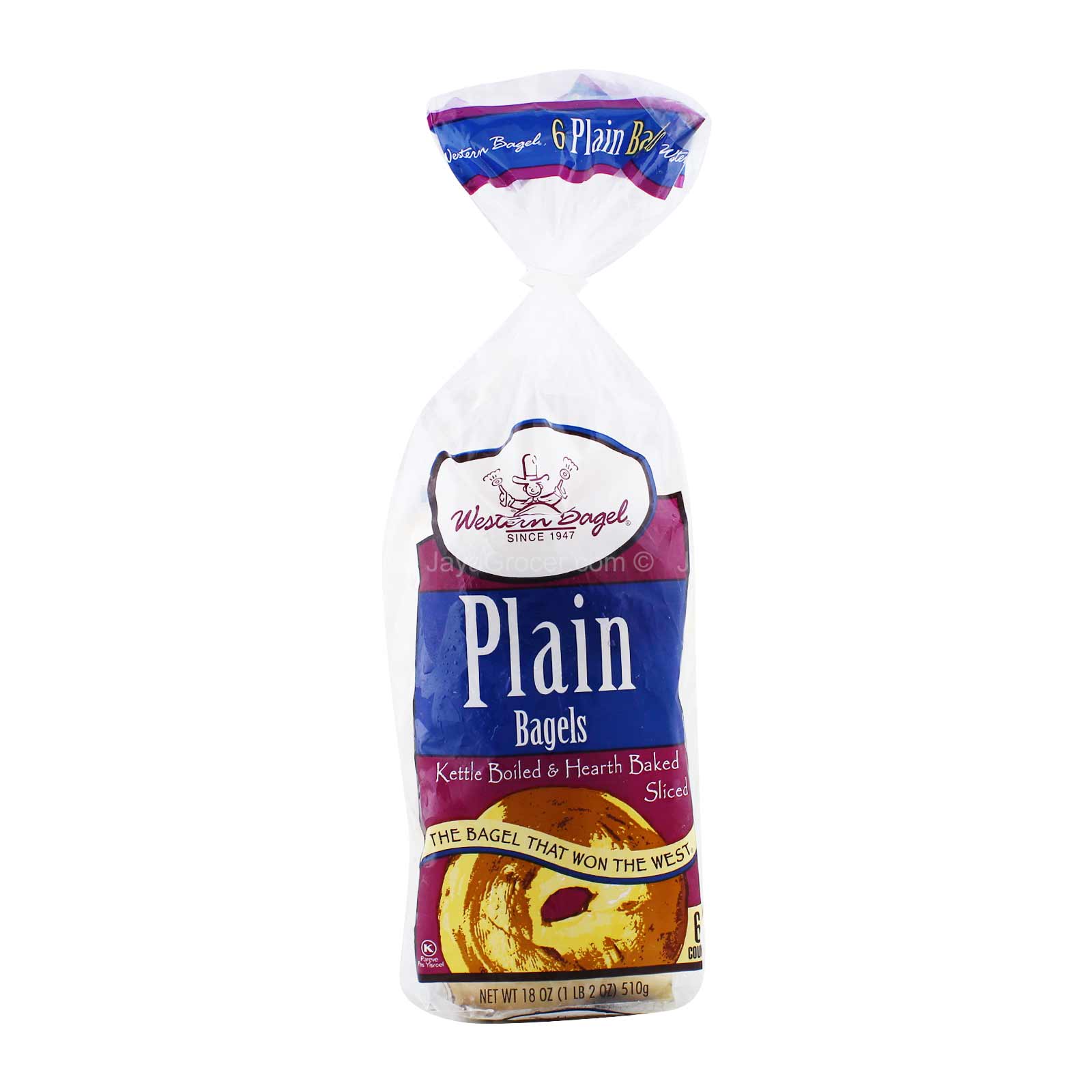 Western Bagel Plain 510g