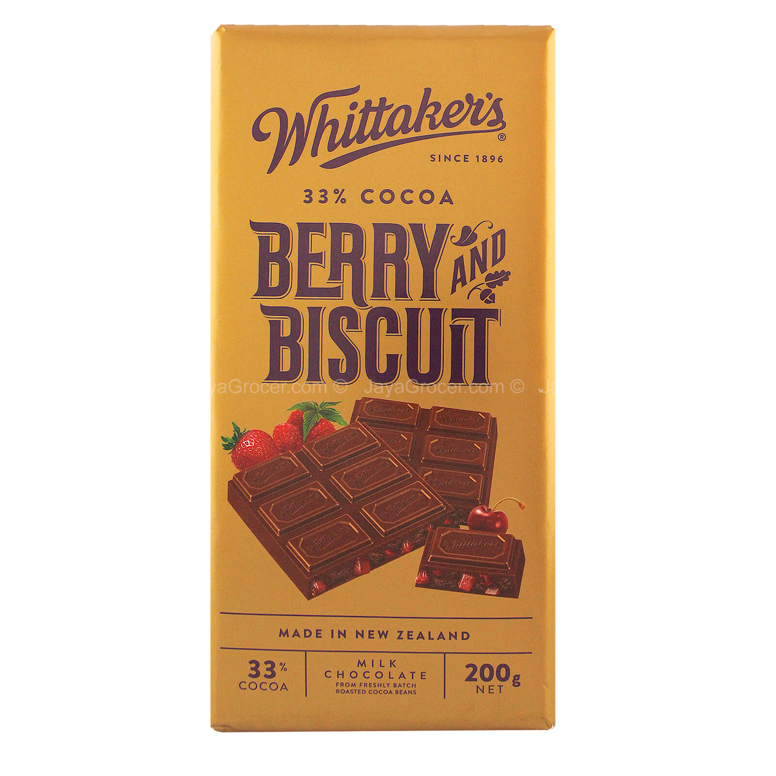 Whittaker’s Berry & Biscuit Milk Chocolate 200g