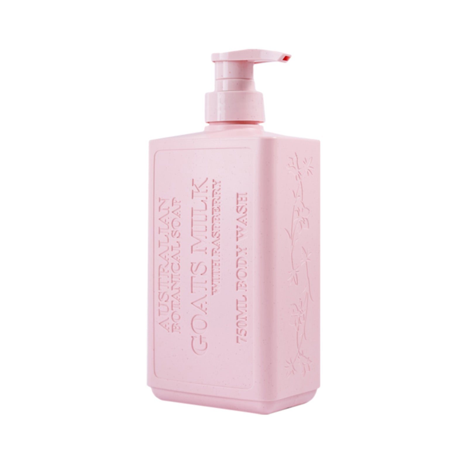Australian Botanical Goats Milk with Raspberry Liquid Soap 750ml