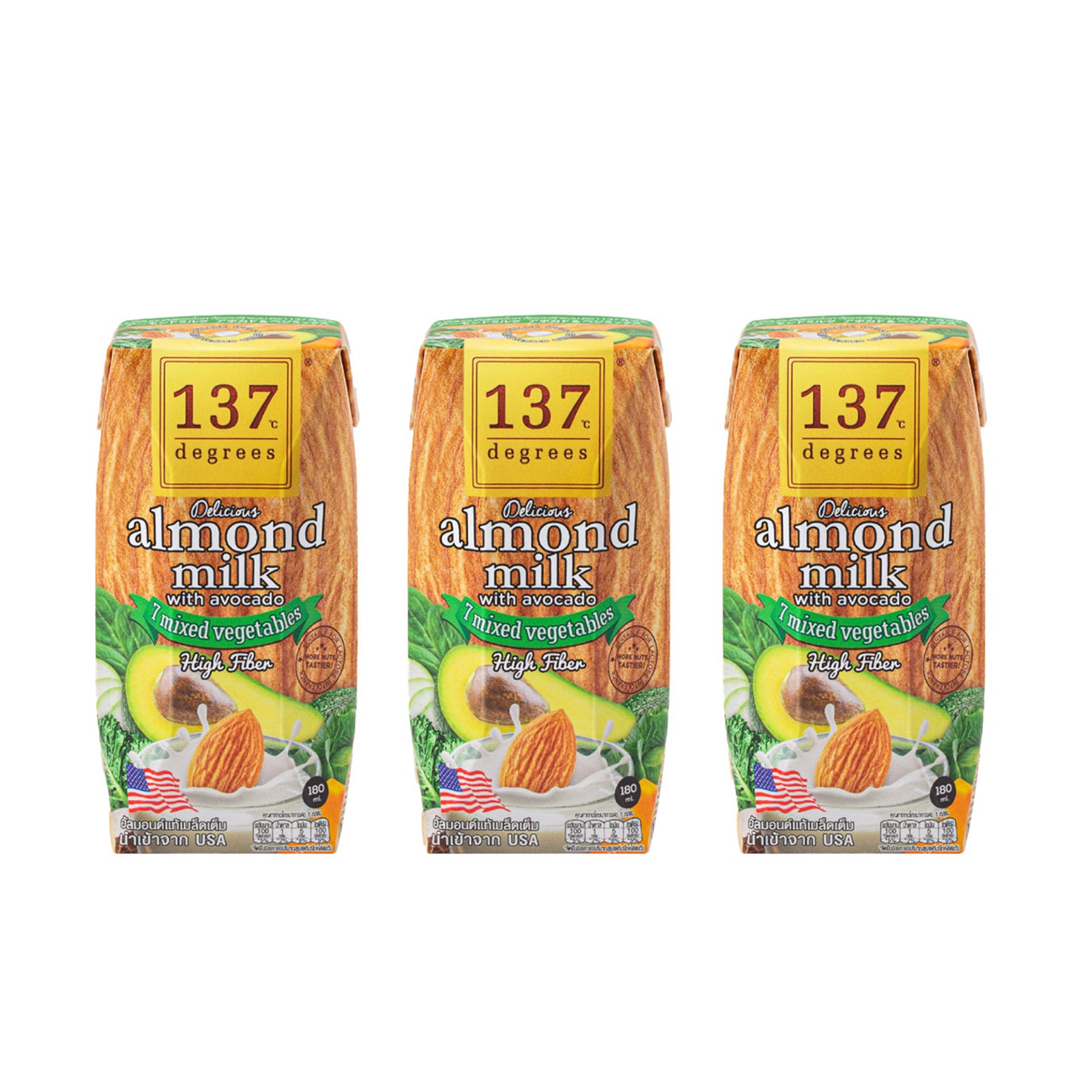 137 Almond Milk with Avocado 180ml x 3