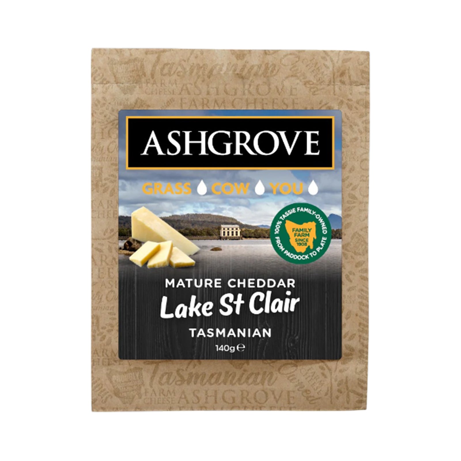 Ashgrove Cheese Lake St Clair Mature Cheddar 140g
