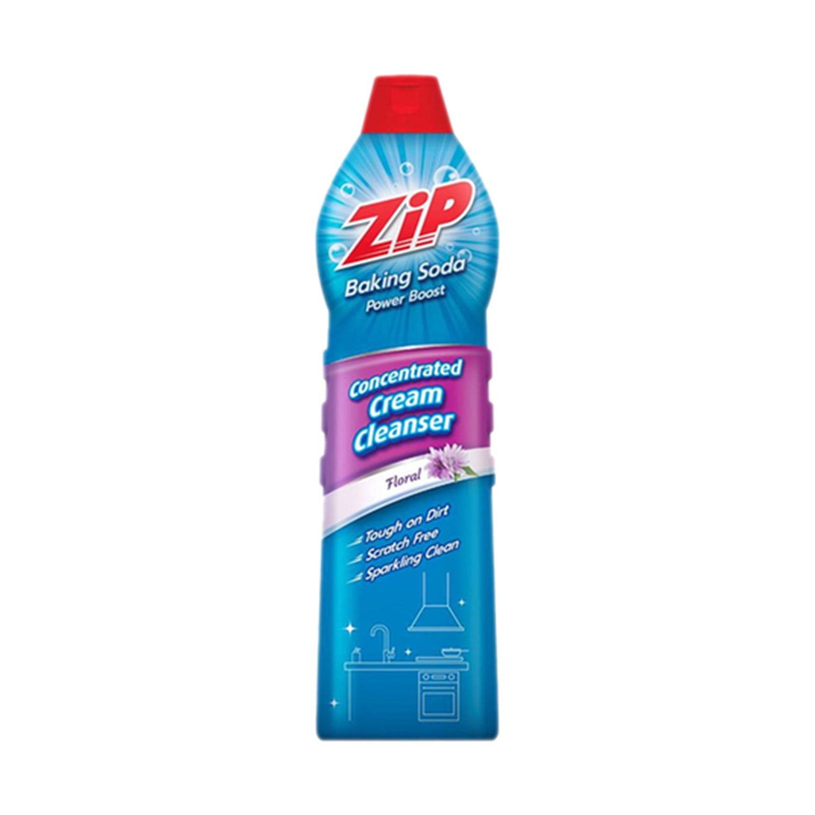 Zip Cream Creamser Floral 660ml